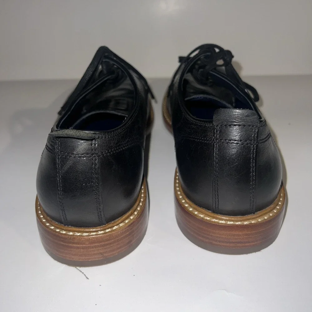 Cole Haan GrandOS Derby Black Men's Size 9.5 Classy Office Corporate Business